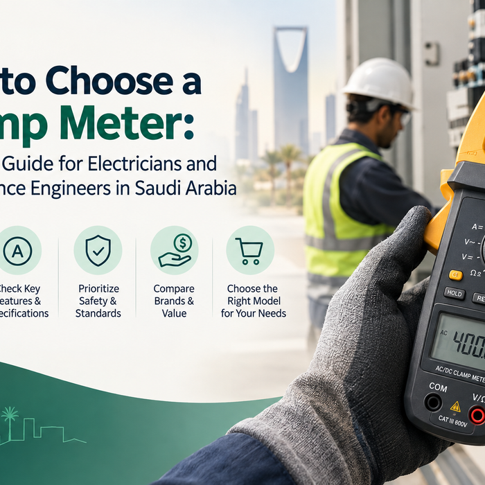 How to Choose a Clamp Meter: A Buyer's Guide for Electricians and Maintenance Engineers in Saudi Arabia