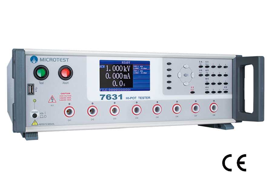 Hi pot Tester Microtest 7631 (8 Channel)