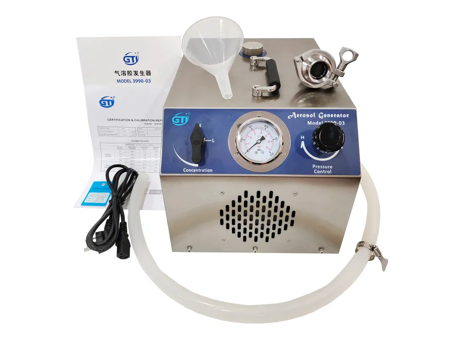 Aerosol Generator Model 3990-03 – Built-In Compressor Laskin-Nozzle HEPA Filter Testing Unit