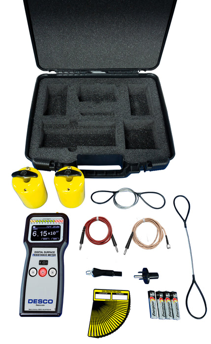 Digital Surface Resistance Meter Kit DESCO TB-3076