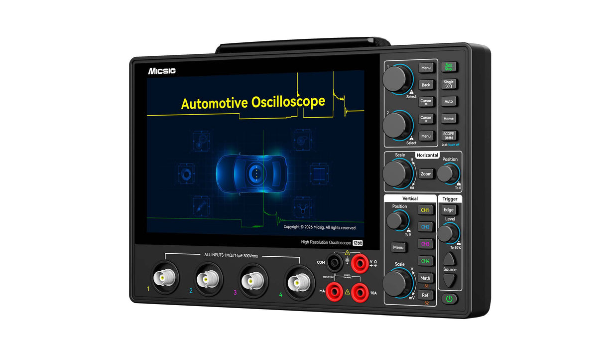 High-resolution Automotive Oscilloscope AHO1 Series