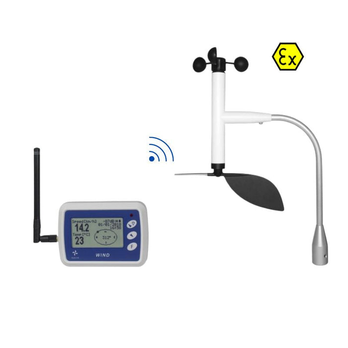 intrinsically safe anemometer wind speed meter