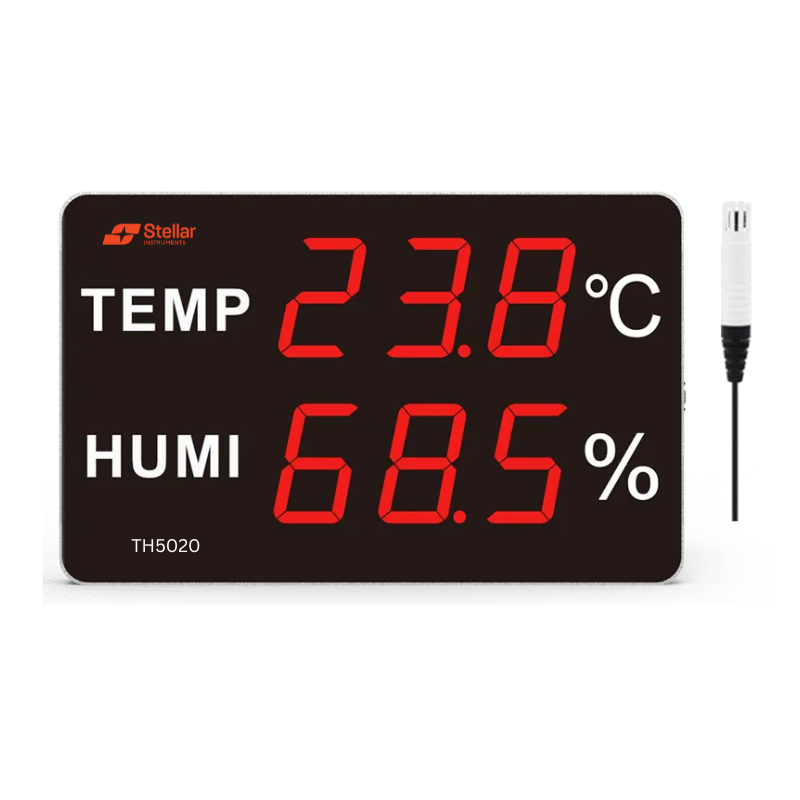 Large Display Temperature Humidity Meter TH5020 Precise Environmental Monitoring Instrument