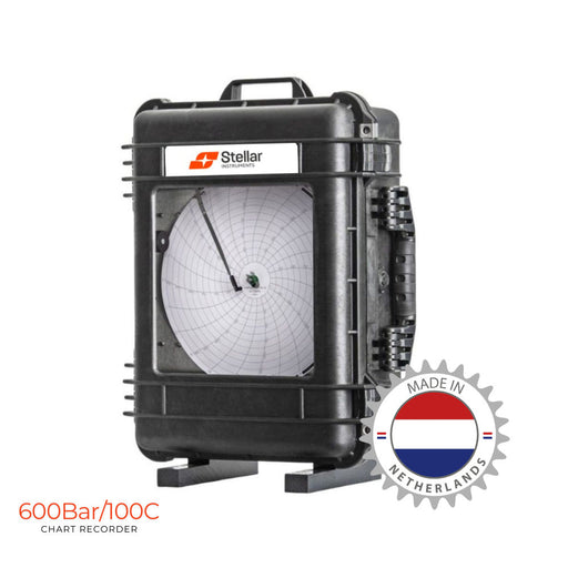 Dual Pen 600Bar Pressure Temperature Chart Recorder  SICR12A