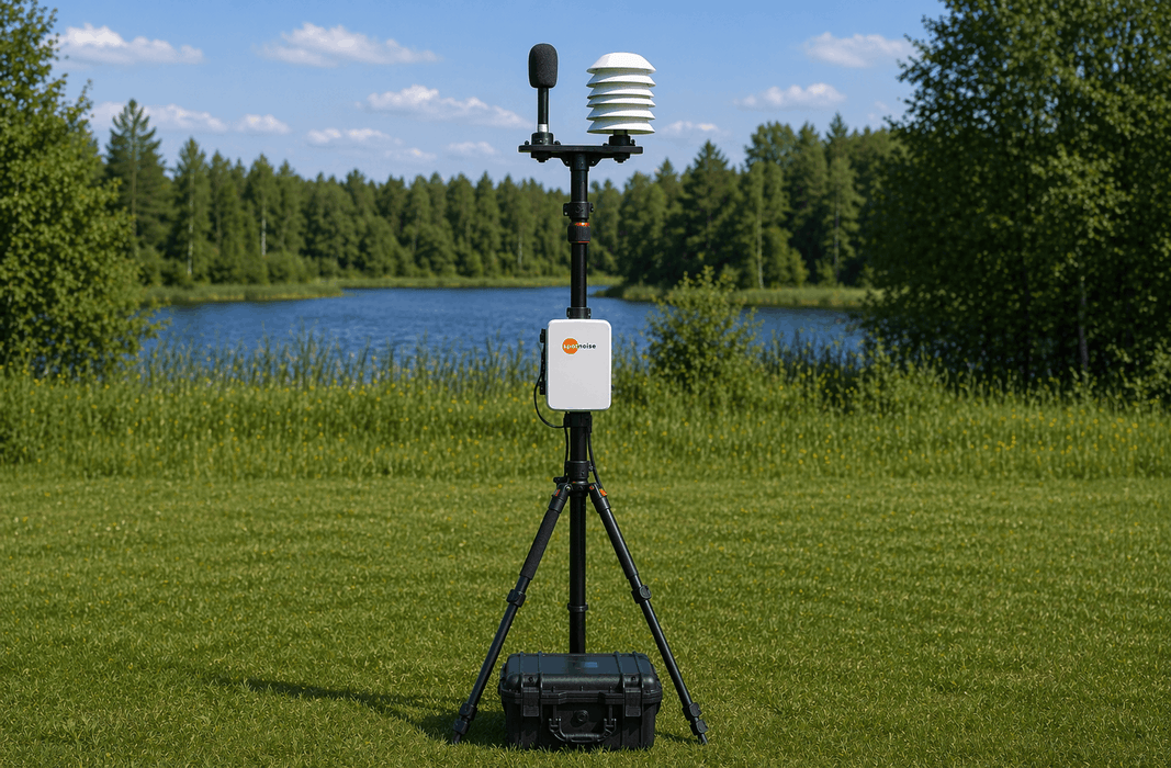 Outdoor Noise Monitoring Terminal SP008A – Class 1 Sound Level Meter with Cloud Access & Real-Time Alerts