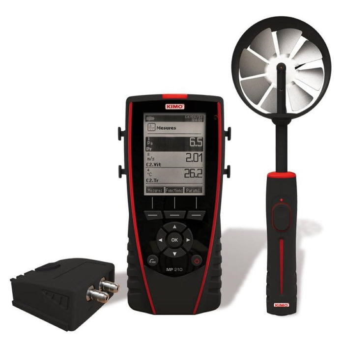 Air Velocity and Pressure Meter