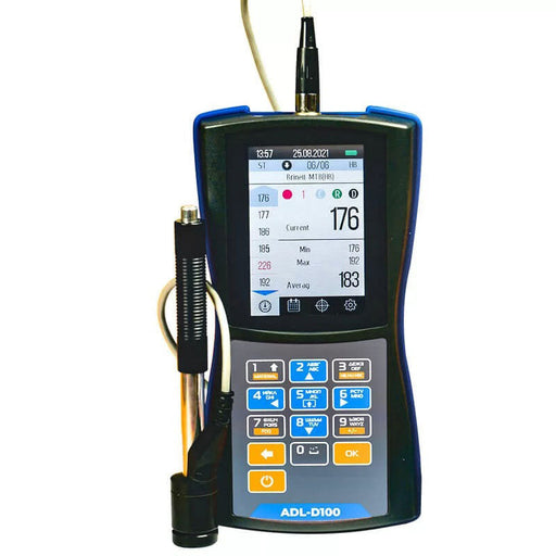 portable leeb hardness tester adelix adl d100