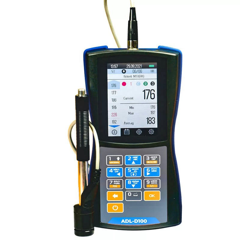 portable leeb hardness tester adelix adl d100